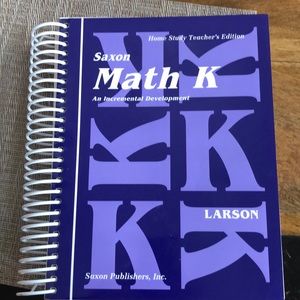 Saxon K Math teacher editions